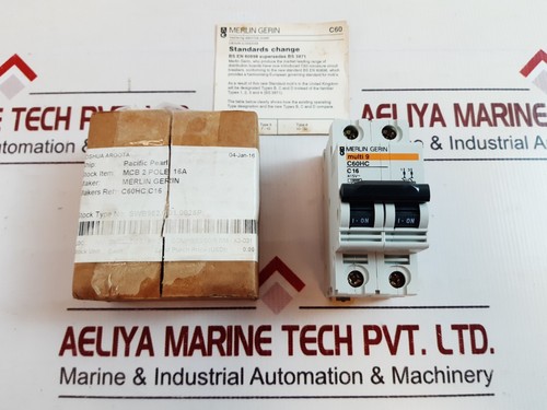 Merlin gerin c60hc - gerin, c16