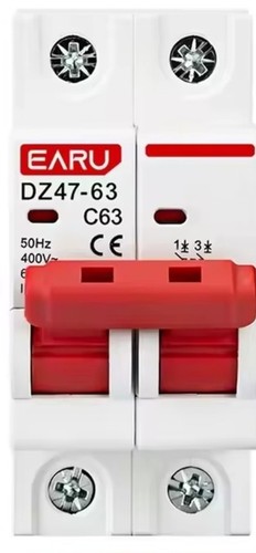 Earu dz47 c63 - dz47-63, 2-poliger